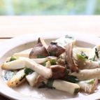エリンギのシソバター醤油炒め