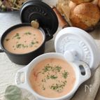 レンジで5分！トマトクリームスープ