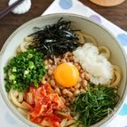 栄養満点◎納豆混ぜうどん