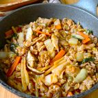 ワンパン10分！【豚こま肉とたっぷり野菜の中華あんかけ】