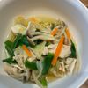 くだもの大好き🧡の作ってみた!投稿(野菜たっぷり！豚バラのモツ鍋風おかずスープ)