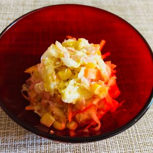 puricoの作ってみた!投稿(我が家の【コールスローサラダ】お箸が止まらない♡)