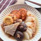 【電子レンジで作るおでん風煮物】だしのうま味が広がる！