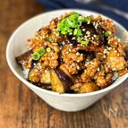 【肉味噌なす丼】材料2つで最強のご飯泥棒🍚