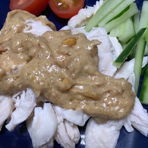 ティムルの作ってみた!投稿(レンチンで簡単♪練りごま不使用の濃厚ダレで【棒棒鶏】)