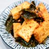 まゆの作ってみた!投稿(簡単5分!【厚揚げとわかめのピリ辛ごま炒め】クセになる美味さ)