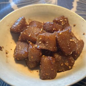 きょうみーの作ってみた!投稿(こんにゃくの甘辛炒め)