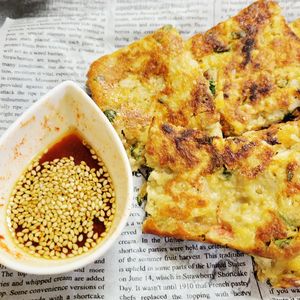 ヴェルの作ってみた!投稿(もちもち食感♪【レンコンチーズチヂミ】)