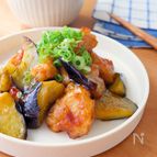 10分で完成🍆〈鶏となすの甘酢炒め〉夏のごはんはコレ！