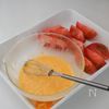 【マヨでふわとろ】味付け一発!トマトと玉子の中華炒めの工程1