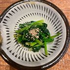 男性にも人気！ごま油香るほうれん草のお浸し