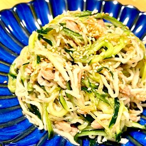 michuの作ってみた!投稿(切り干し大根ときゅうりのうまツナ和え)