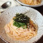 【明太子の濃厚クリームパスタ】フライパンひとつで超簡単♪