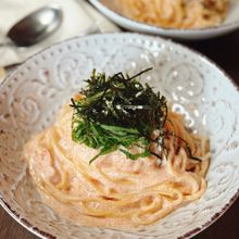 【明太子の濃厚クリームパスタ】フライパンひとつで超簡単♪