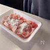 【ポークチャップ丼】やわやわお肉に濃厚ソースの工程1