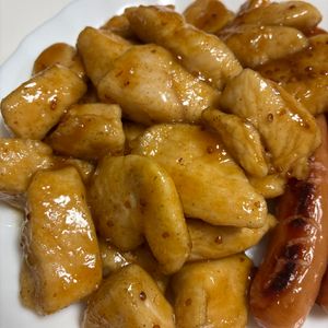 1350289の作ってみた!投稿(一口サイズで食べやすい！「やみつきハニーマスタードチキン」)