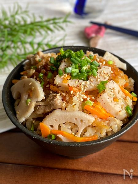 きんぴら風炊き込みご飯