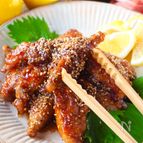 【手が汚れず食べやすい】名古屋風甘辛チキンごままみれ