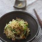 大根と豆苗の和え物
