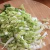 【白菜のごまサラダ】風邪予防に♪の工程1
