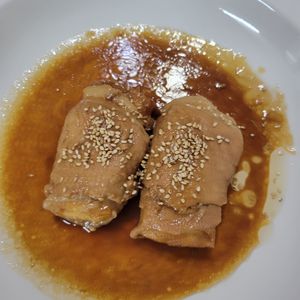 1バーバミーの作ってみた!投稿(ご飯が止まらない｢厚揚げの肉巻き｣)