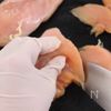 【作り置き・お弁当】しっとり柔らか大葉の鶏むねチキンの工程1