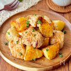新じゃがと鶏肉のうま塩バター炒め