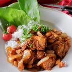 ホロホロ塩豚とあのソースで《豚肉のトマトケチャップ炒め》