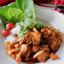 ホロホロ塩豚とあのソースで《豚肉のトマトケチャップ炒め》