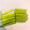 ご飯が進む!ニンニクの芽たっぷり豚キムチ炒めの工程1