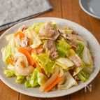 【定番にしたい♡︎うましお野菜炒め】子供爆食10分レシピ♪
