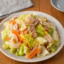 【定番にしたい♡︎うましお野菜炒め】子供爆食10分レシピ♪