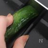 【ポリポリがたまらん！】麺つゆで作る蛇腹きゅうりの工程1