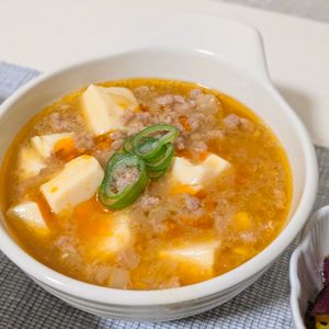 莉子の作ってみた!投稿(【旨辛☆麻婆豆腐】甜麺醤いらず！おうちのお味噌で簡単中華！)