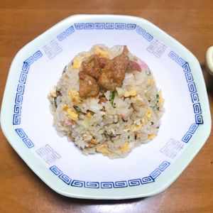Nao★彡の作ってみた!投稿(鶏の香りが食欲をそそる！鶏皮チャーハン)