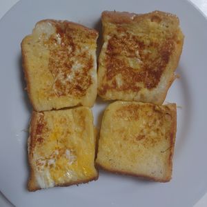 オレンジの作ってみた!投稿(【和風フレンチトースト】だし巻き卵風で朝食にピッタリ！)