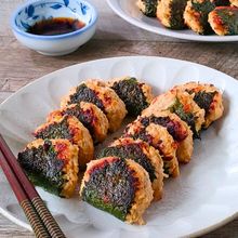 ごはんがすすむ♪【大豆つくねの青じそ巻き】