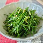 【花にらの胡麻和え】珍しい野菜に出会ったら、まずは食べてみる