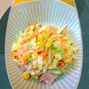 チョロリスの作ってみた!投稿(我が家の【コールスローサラダ】お箸が止まらない♡)