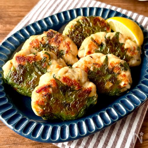 味付けはうどんスープ♪【ささみ大葉つくね】包丁まな板不要!