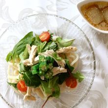 女子も喜ぶヘルシーサラダうどん