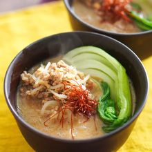 【低糖質】しらたきの担々スープ【本格味】