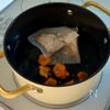 からだにやさしい♡みつば香るしめじと豆腐のすまし汁の工程2
