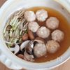 鶏つくねとせりのあっさり鍋の工程3