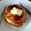 休日ブランチに♪メープルベーコンパンケーキ