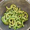 美肌に嬉しい♪ゴーヤとおからのヘルシー炒めの工程1