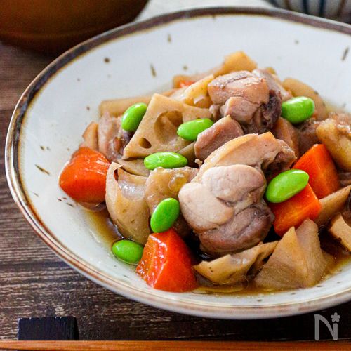 具材少な目でラクラク♪レンジ筑前煮