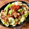 【豚こまとキャベツのにんにく醤油炒め】ご飯がすすむ♪