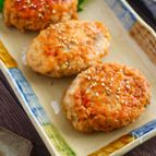 れんこん入り照り焼き鶏つくね【しゃきしゃき食感♪】