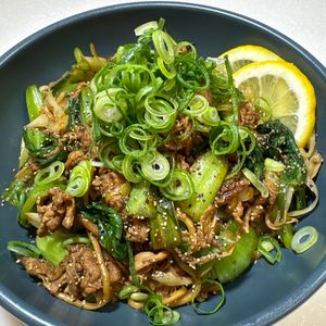 楽ラク手抜キッチン🐶🐾の作ってみた!投稿(あっさりだけど旨みたっぷり♩うま塩焼きそば)